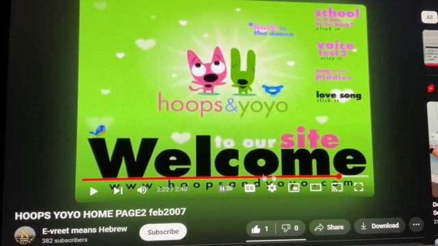 RARE HOOPS&YOYO FEBRUARY 2007 HOMEPAGE FOUND ON THE @TorahHebrewEvreet CHANNEL¿¿ (1080p_30fps_H264-1 смотреть онлайн