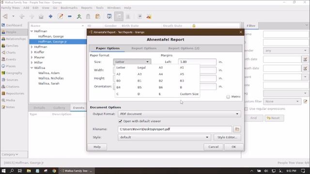 Gramps Tutorial #9.1： Ahnentafel Reports смотреть онлайн