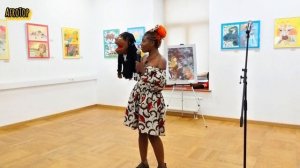 Выступление выставке «Россия – Африка глазами детей»