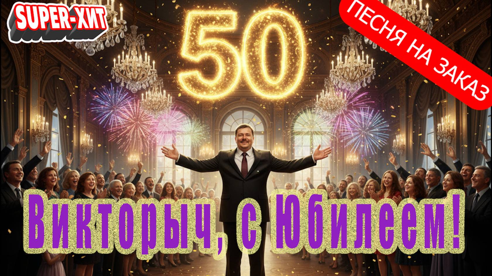 Викторыч, с Юбилеем (песня на заказ - Музыкальный Апельсин) смотреть онлайн