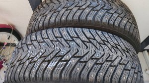 Установил новые шипы на зимних Нордман 8