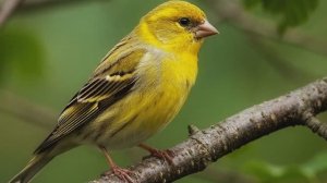 Звук природы. Пение птицы Вьюрок европейский в лесу у реки