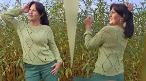 ✨️Джемпер"Ромбы" на каждый день!✨️Мастер класс ✨️