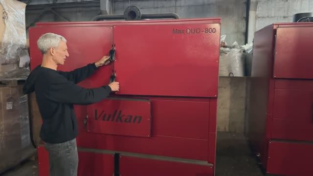 Полный обзор  VULKAN Max DUO-800 на твердом топливе!