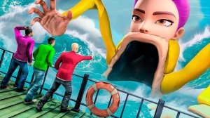 РУМИ КПОП ПОЖИРАТЕЛЬ МОРЯ! ВЫЖИТЬ В ОКЕАНЕ В Garry`s Mod