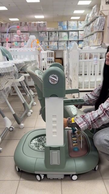 Стульчик качели ходунки Bubago William смотреть онлайн