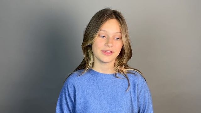 Мирослава Коркина, 13 лет- актерская визитка (базовая) смотреть онлайн