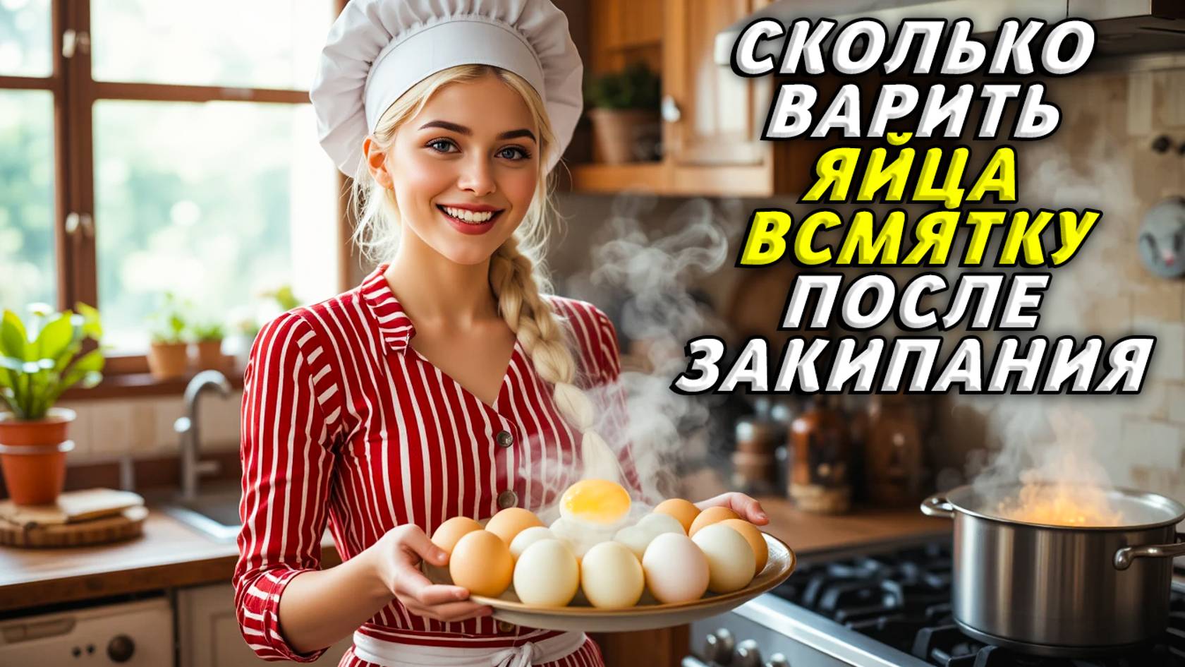 Сколько варят яйца всмятку после закипания воды смотреть онлайн