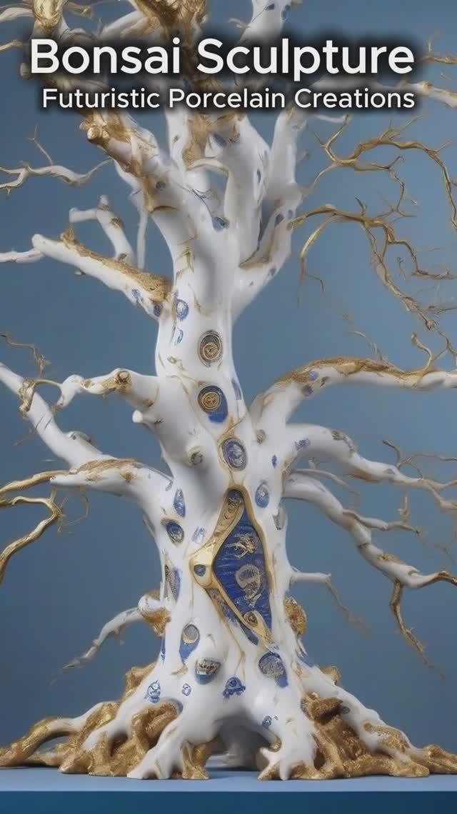 Стиль бонсай • Фарфоровые деревья и интерьерные идеи