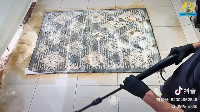 ASMR, мойка грязного паласа