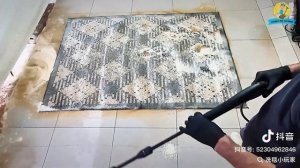 ASMR, мойка грязного паласа