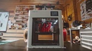 Цветной 3D-принтер Snapmaker U1 в 5 раз больше скорости, в 5 раз меньше отходов