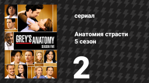 Анатомия страсти 5 сезон 2 серия «Сны обо мне (Часть 2)» (сериал, 2008)