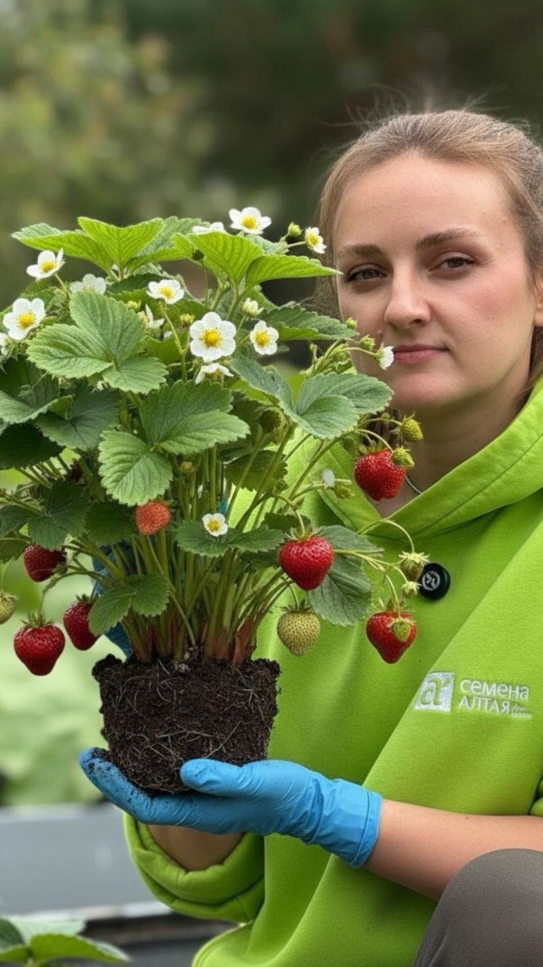 УКОРЕНЯЕМ УСЫ КЛУБНИКИ смотреть онлайн