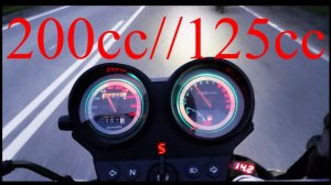 Мопед альфа против 200сс, гонка