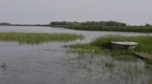 Атабаево. Кама и лодки на приколе