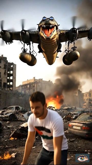 Bombardino Crocodilo vs Фёдор #googleveo3 #юмор #veo