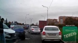 ДТП в Тюмени "Сидел на заднем сиденье?"