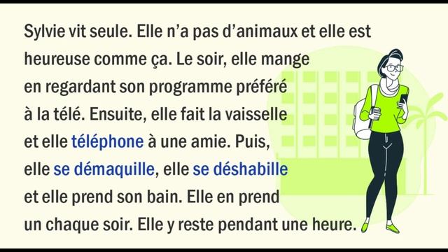 TEXT A2 & EXERCISE OF PASSE COMPOSE #french #franзais #frenchforbeginner #frenchreading смотреть онлайн