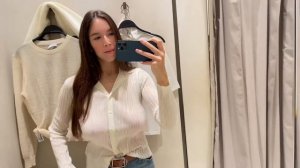 [4K] TRANSPARENT TOPS I Try On Haul Tania Bann