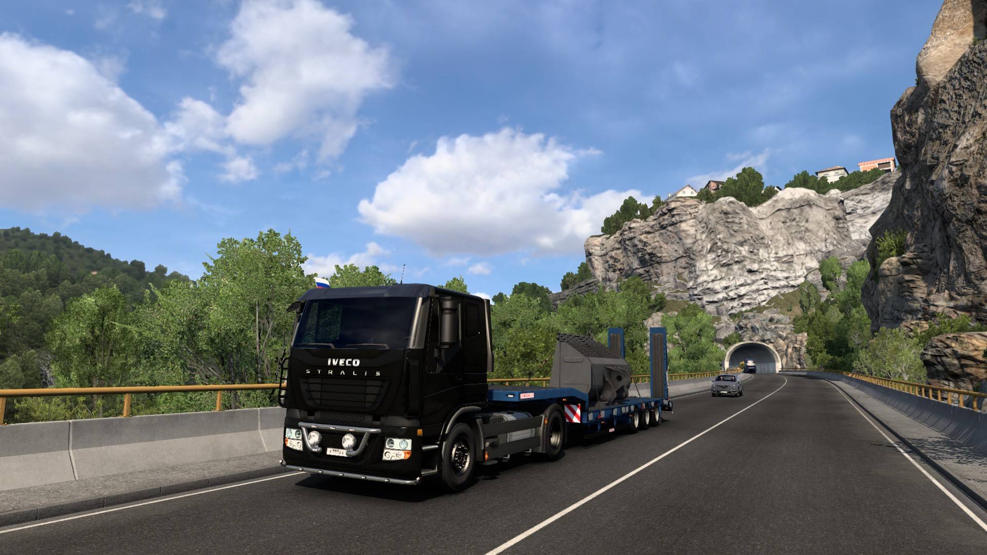 Euro Truck Simulator 2 1.54 Зеница (BIH) в Крагуевац (SRB) Ковш для камней Volvo SPN P T SEG смотреть онлайн