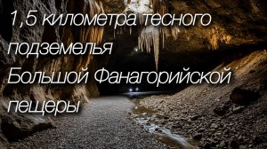 🗻Большая Фанагорийская пещера в районе Горячего ключа: 1,5 километра тесного подземелья😱