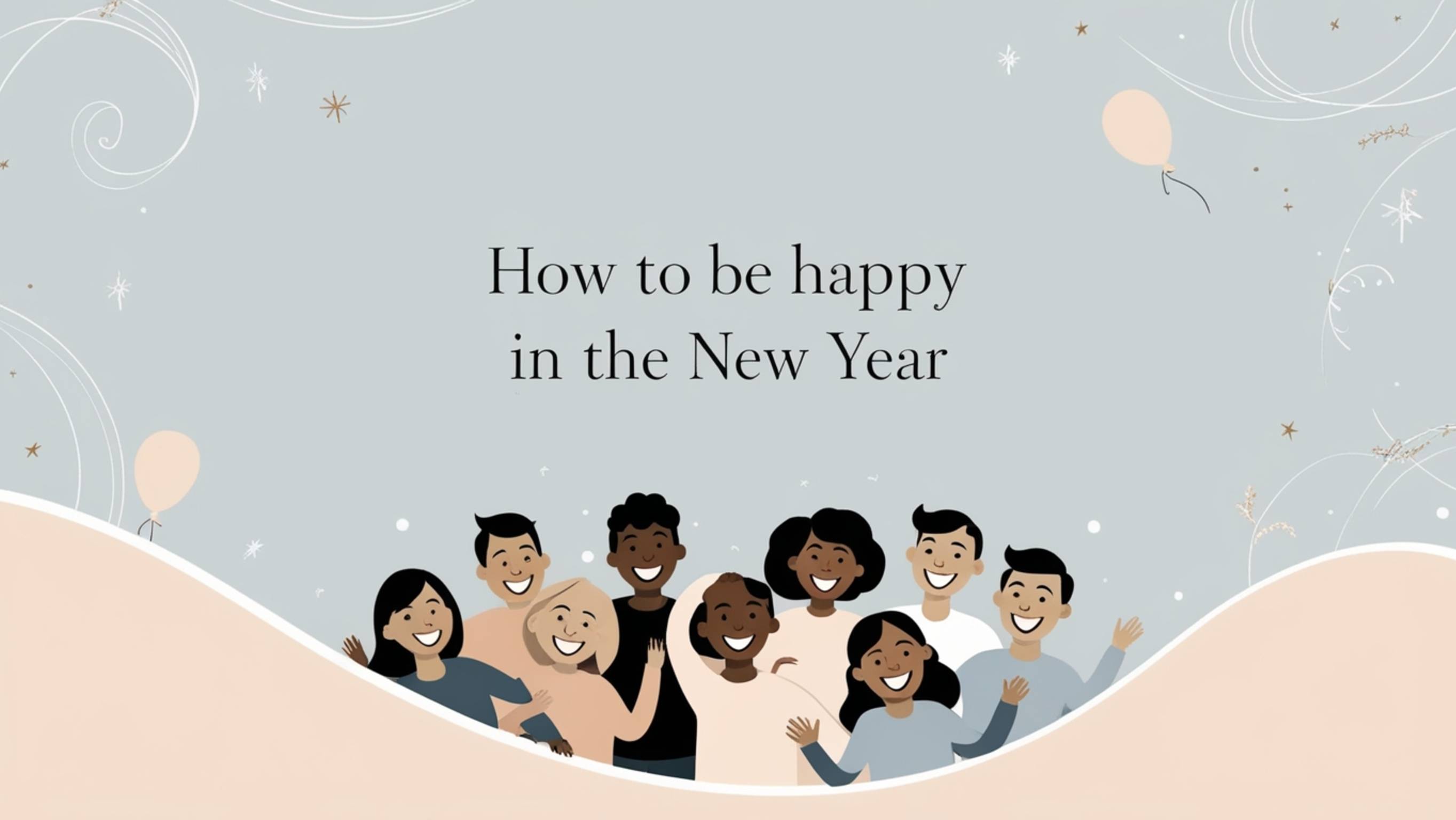 How to Be Happy in the New Year? English Podcast For Learning English! смотреть онлайн