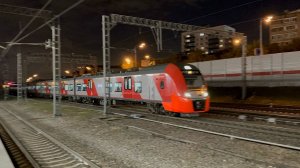 Электропоезда «Ласточка» ЭС2Г на МЦК, август 2025 года