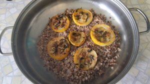 Гречка с кабачком в аэрогриле.