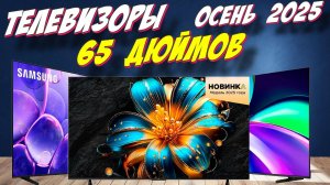 ТЕЛЕВИЗОРЫ ДИАГОНАЛЬЮ 65 ДЮЙМОВ 2025