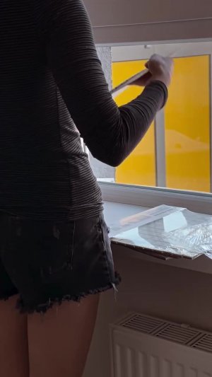 Как обновить пластиковый подоконник