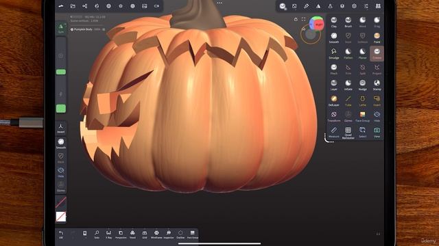 23 - Patsy the Pumpkin Add Finer Detail смотреть онлайн