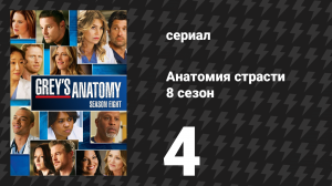 Анатомия страсти 8 сезон 4 серия «О мужчинах» (сериал, 2011)