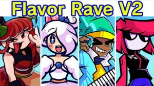 Friday night funkin' Flavor Rave V2 + Cutscenes | Sweet & Sour vs Spicy &  Smoky (FNF Mod/ALL Songs)