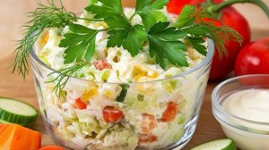 Салат « По-домашнему « из повседневных продуктов