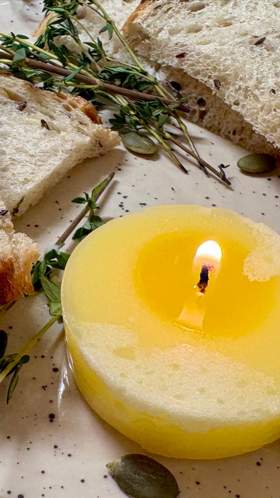 Съедобная свеча