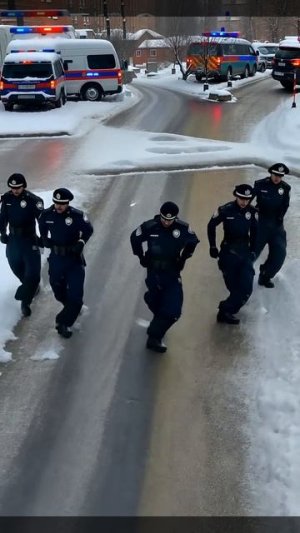 ПОЛИЦЕЙСКИЙ БАТЛ🔥 Russian Police Dance to  Blurred Lines  Who Did It Best  💃 #DanceChallenge2025