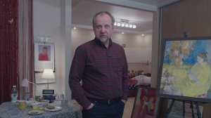 В мастерской художника Николая Денисенко