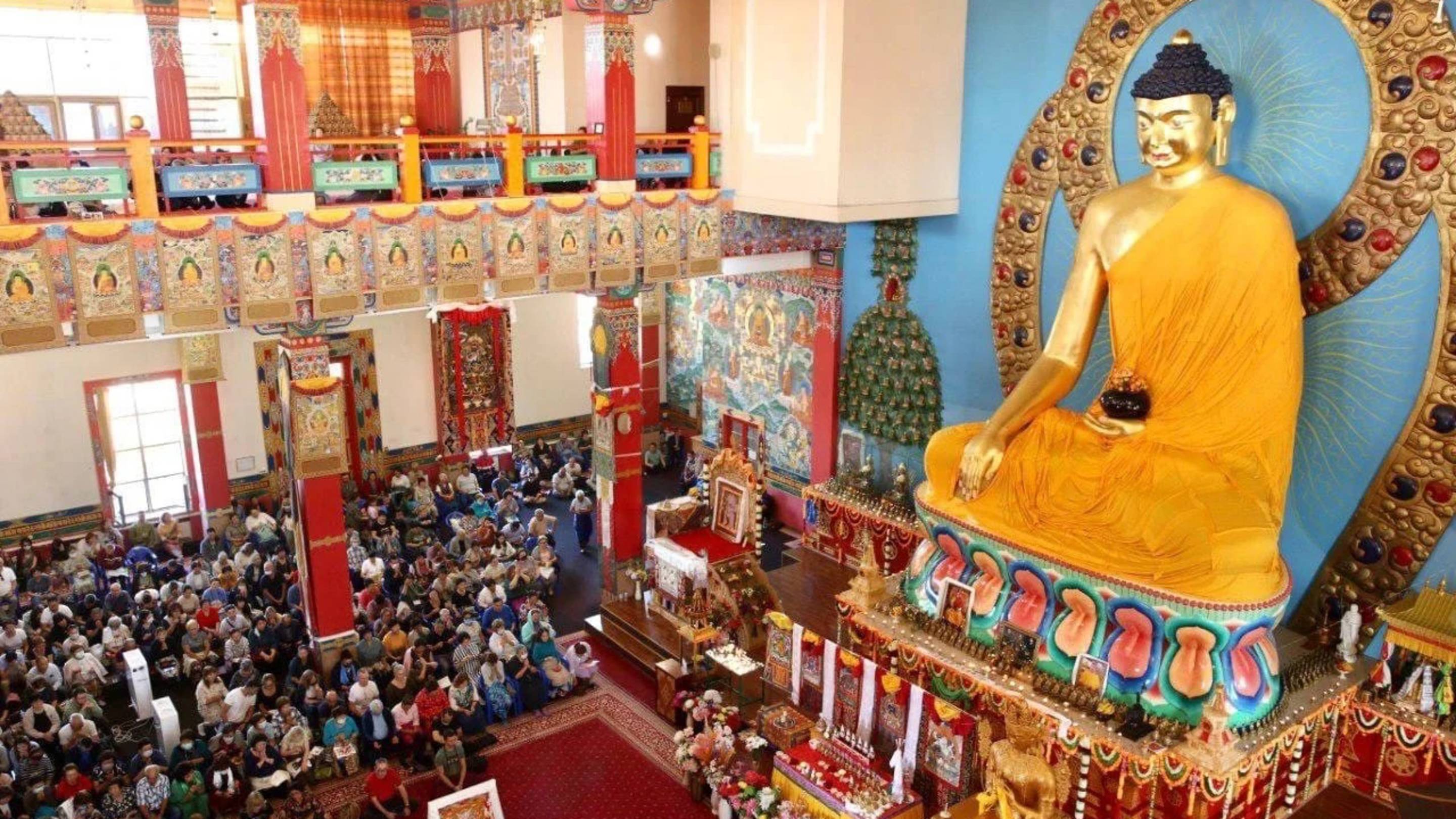 Ежегодные тантрические ритуалы в главном храме Калмыкии «Золотая обитель Будды Шакьямуни» смотреть онлайн