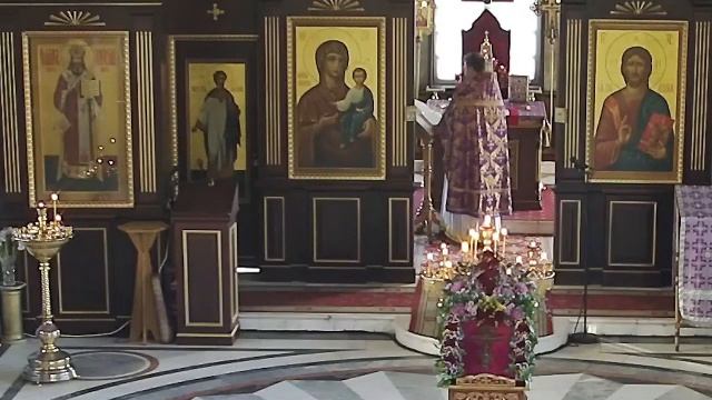 02.10.2025 Божественная Литургия. Четверг. Седмица 17-я по Пятидесятнице. смотреть онлайн