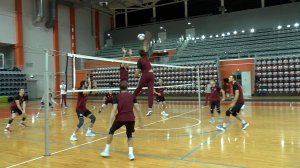 Волейбол. Тренировка ВК "Текстильщик" (Иваново). Двусторонняя игра #8