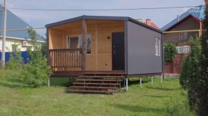 Модульный дом "Атлант 30". Обзор и интервью с владельцем.