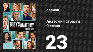 Анатомия страсти 9 сезон 23 серия «Готовность — это всё» (сериал, 2012)