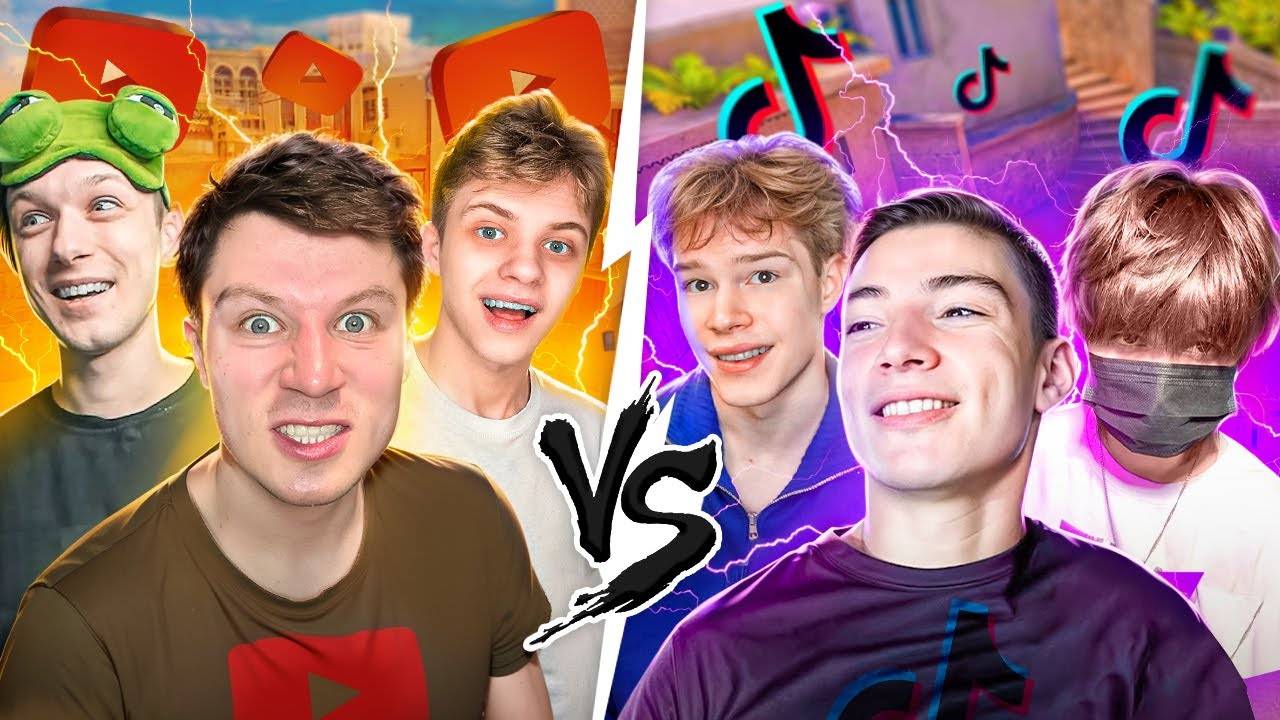 ШОУМАТЧ 5X5 ЮТУБЕРЫ Vs ТИК ТОКЕРЫ (ft. Waqnose, Aboven, Арткул, QWEZZIK, Рик, ДаркДак) в СТАНДОФФ 2