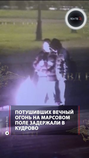 Потушивших Вечный огонь на Марсовом поле задержали в Кудрово