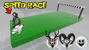 99 ночей в лесу - ГОНКА на СКОРОСТЬ Олень против Барана и Совы | Roblox