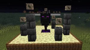 Как построить мини энд в майнкрафте.