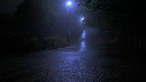Глубокий сон под звуки сильного дождя и грома в ночном тумане 🌧️ АСМР для отдыха