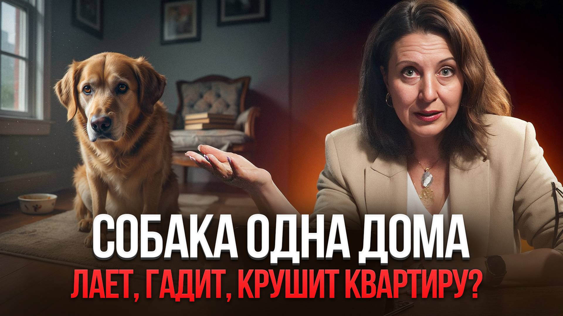 Собака воет, когда уходишь из дома. Простые советы владельцам смотреть онлайн