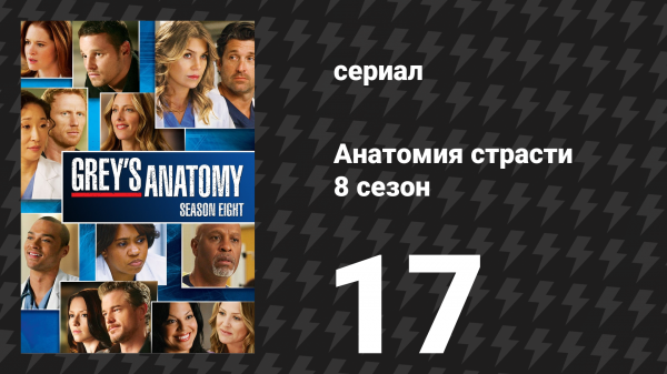 Анатомия страсти 8 сезон 17 серия «Слишком поздно» (сериал, 2011)